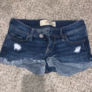 Hollister jean shorts